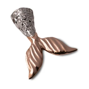 n°102cz Pinna Sirena con pietre