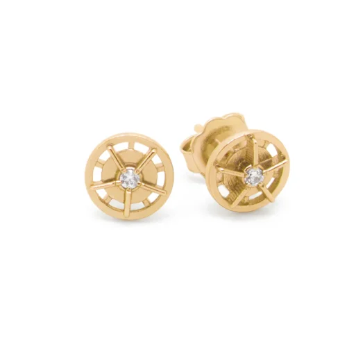 n°137g Orecchini galleggiante cz