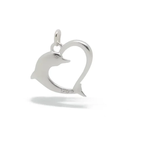 n°145 Cuore Delfino con pietre