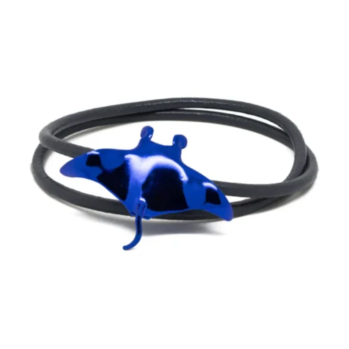 n°202bc Bracciale doppio giro Manta blu